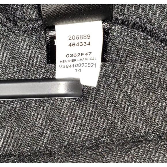 AB Studio Dress 14 Heather Charcoal Stretch Knit Work to Weekend - Picture 11 of 12